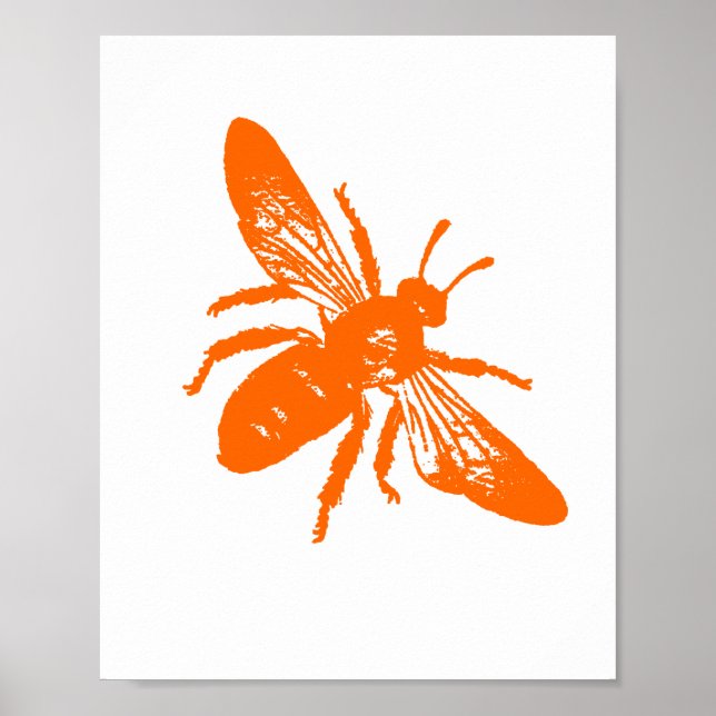 Custom Colour Bee Print (Front)