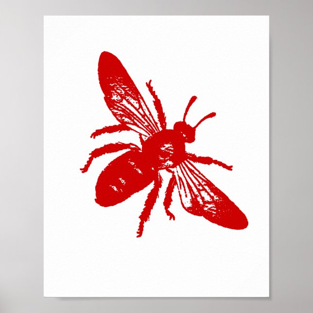 Custom Colour Bee Print (Front)