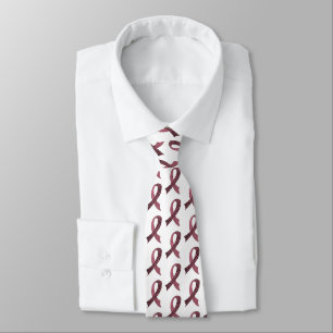 Custom Colour Cause Awareness Ribbon Neck Tie