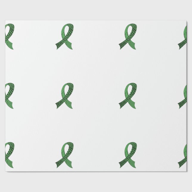 Custom Colour Cause Awareness Ribbon Wrapping Paper (Seam)