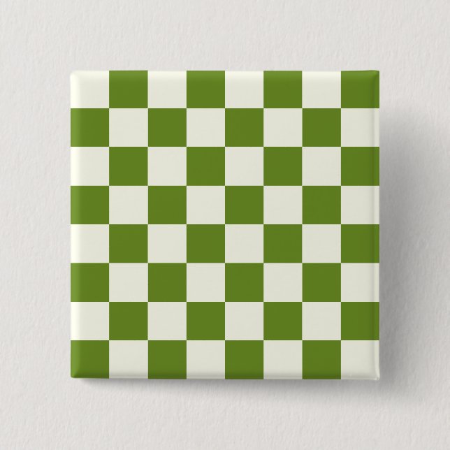 Custom Colour Chess Board 2 Inch Square Button (Front)