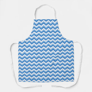 Custom Colour Chevron Pattern Apron