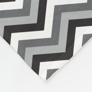 Custom Colour Chevron Pattern Fleece Blanket