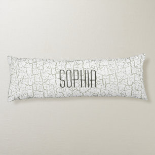 Custom Colour Crackle Paint Body Pillow