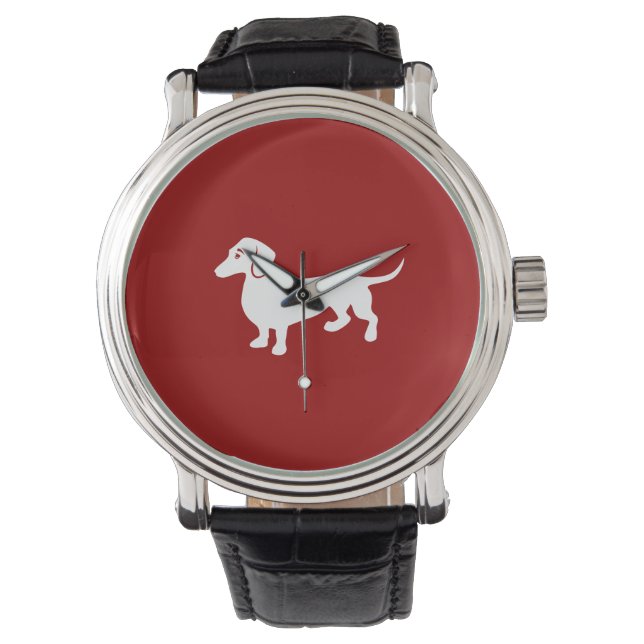 Custom Colour Dachshund Watch (Front)