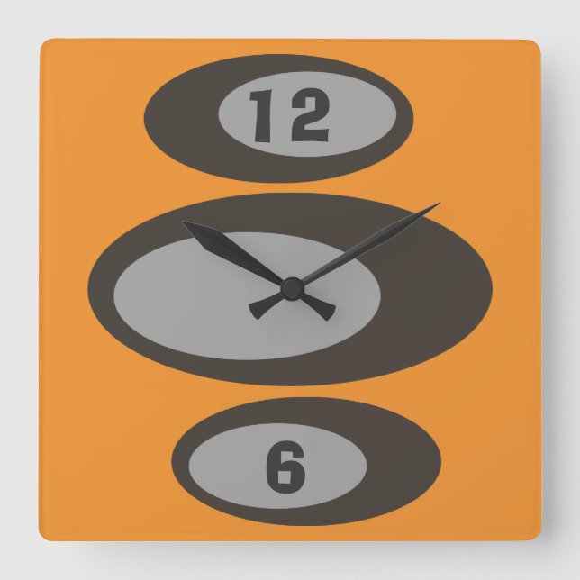 Custom Colour - DIY Retro Clocks (Front)