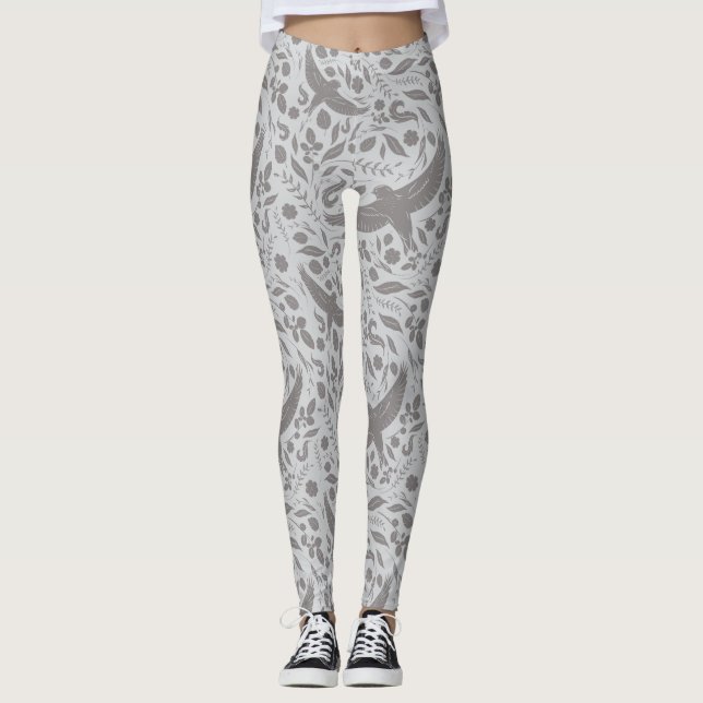 Custom Colour Falcon Pattern Leggings (Front)