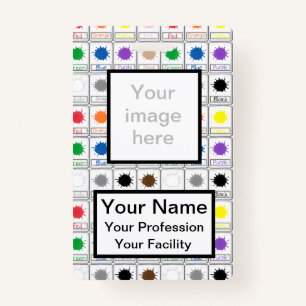 Custom Colour Flash Cards - School Series Badge