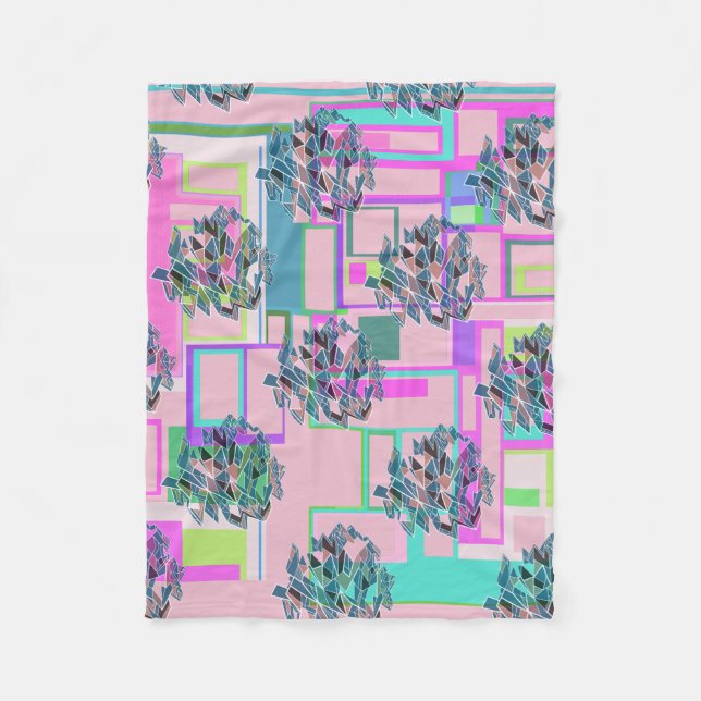 Custom Colour Fleece Blanket (Front)