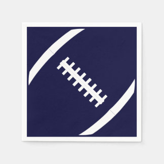 Custom Colour Football Team Party Cocktail Napkins