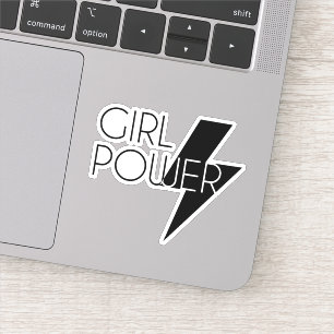 Custom Colour Girl Power Cool Black SVG Design