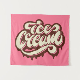 Custom colour Ice Cream tapestry