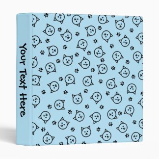 Custom Colour Kitty Pattern Binder