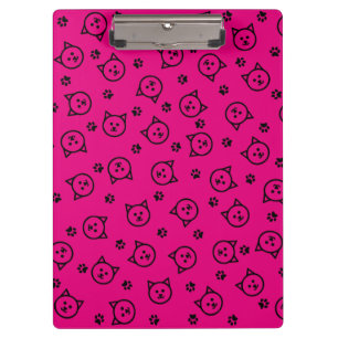 Custom Colour Kitty Pattern Clipboard