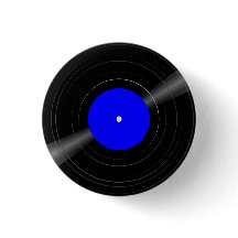 Custom Colour Label LP Vinyl Record Pin Button