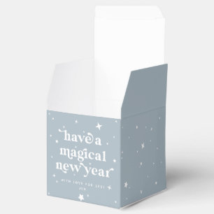 Custom Colour Magical New Year + Stars Favor Box