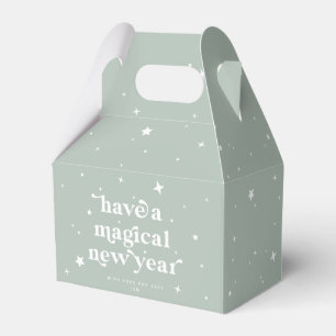 Custom Colour Magical New Year + Stars Favor Box