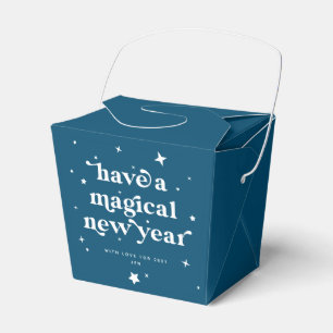 Custom Colour Magical New Year + Stars Favour Box