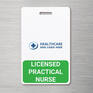 Custom Colour Medical Role Nurse LPN Companion Badge