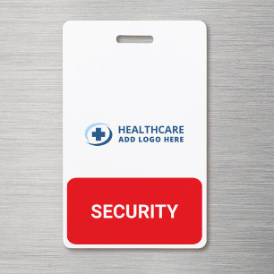 Custom Colour Medical Role Security Companion Badge