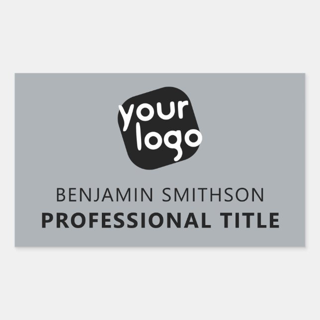Custom Colour Name Title Add Your Logo Here Brande Sticker (Front)