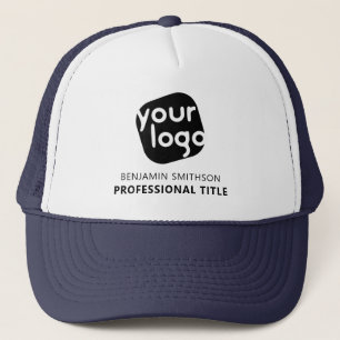 Custom Colour Name Title Add Your Logo Here Brande Trucker Hat