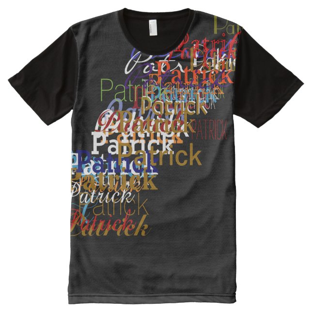 custom colour names cloud All-Over-Print T-Shirt (Front)