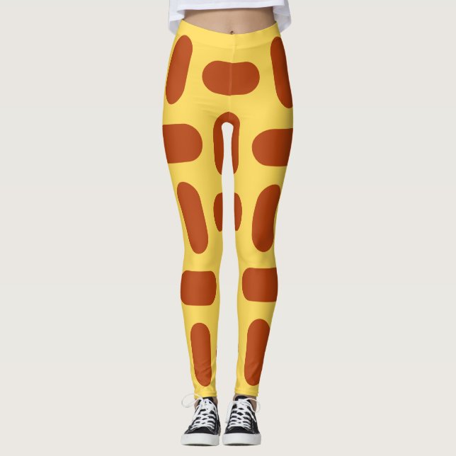Custom Colour Pattern Leggings (Front)
