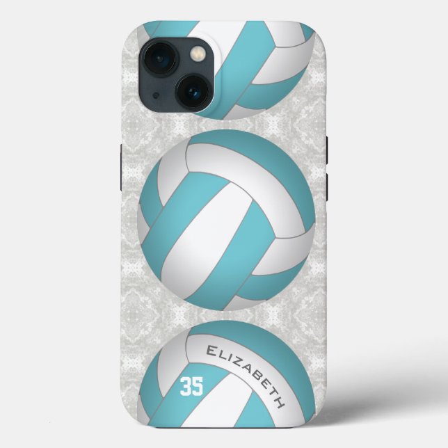 custom colour personalized girl's volleyball Case-Mate iPhone case (Back)
