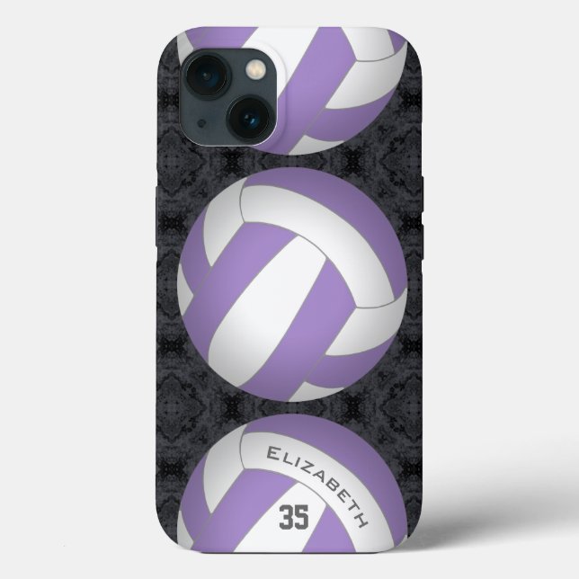 custom colour personalized girl's volleyball Case-Mate iPhone case (Back)