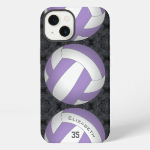 custom colour personalized girl's volleyball iPhone 13 case
