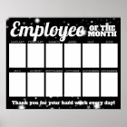 Custom colour photo employee of the month display 