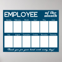 Custom colour photo employee of the month display