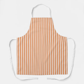 Custom Colour Pinstripe Pattern Apron