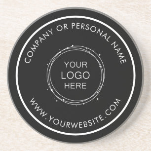 Custom Colour Promotional Business Logo Branded Coaster
