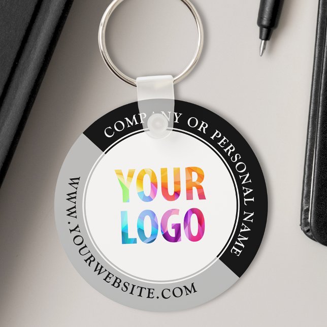 Custom Colour Promotional Business Logo Branded Keychain (Creator Uploaded)