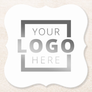 Custom Colour Promotional Business Logo Branded Paper Coaster