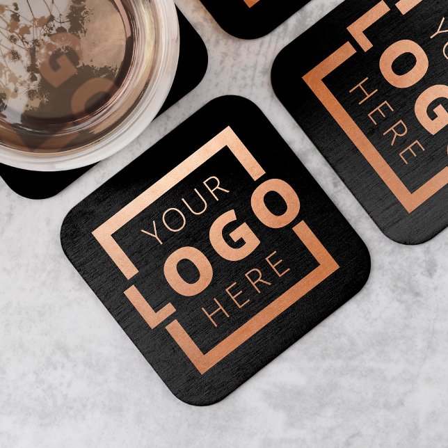 Custom Colour Promotional Business Logo Branded Square Paper Coaster (Creator Uploaded)