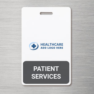 Custom Colour Reception Patient Services Companion Badge