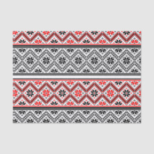 Custom Colour Red & Black Snowflake Holiday Sweate Tissue Paper