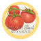 custom colour red sauce tomato sauce canning label