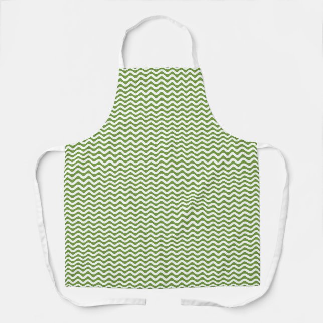 Custom Colour Ripple Pattern Apron (Front)