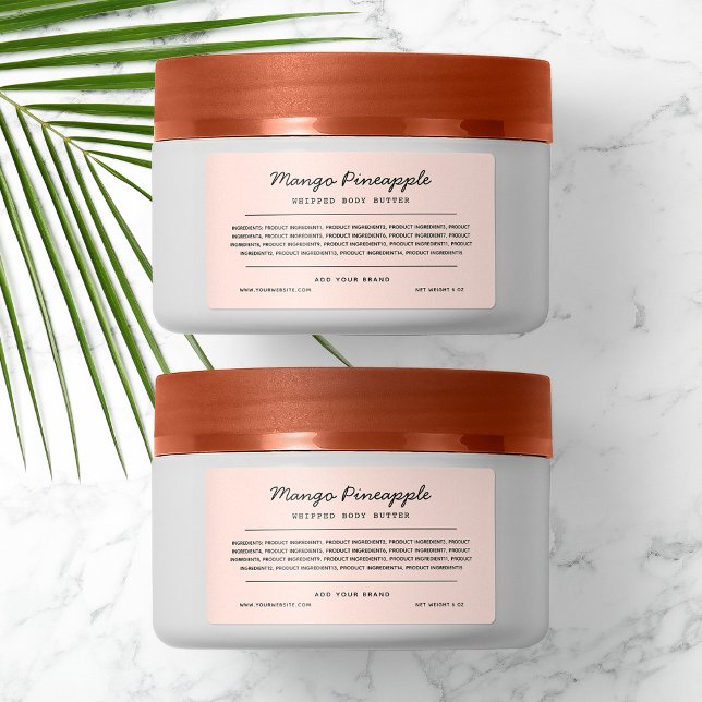 Custom Colour Script Lines Ingredients List Label (Creator Uploaded)