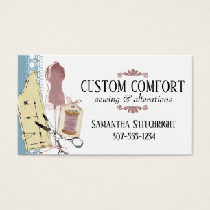 Custom colour sewing pattern dress dummy gift tag