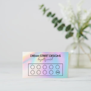 Custom Colour Shift Loyalty Card