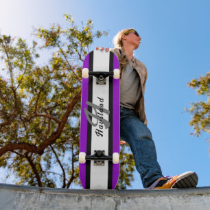 Custom Colour Skateboard with Name HAMbyWG
