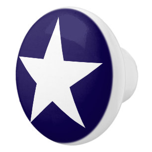Custom colour star ceramic knob