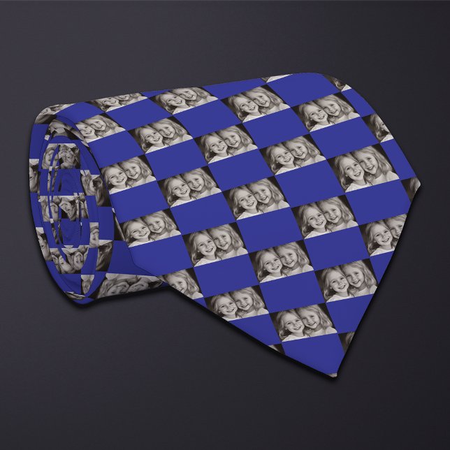 Custom Colour Wide Rectangular Photo Pattern Tie (Creator Uploaded)
