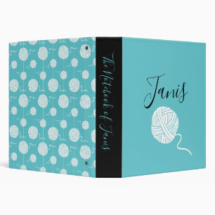 Custom Colour Yarn Ball String Pattern Binder