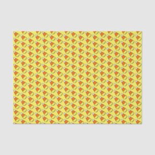 Custom Colour Yellow & Orange Candy Corn Halloween Tissue Paper